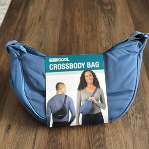 Cool Blue Crossbody Bag